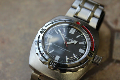 Vostok Amphibian 1967 Russian wrist watch Matte/Gloss 090916