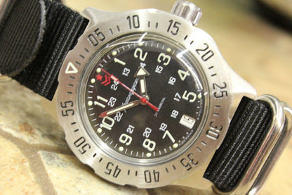 Vostok Komandirsky Mechanical Automatic Wrist Watch K-35 350751