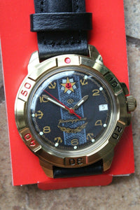 Vostok Komandirsky Military Wrist Watch # 439471 NEW