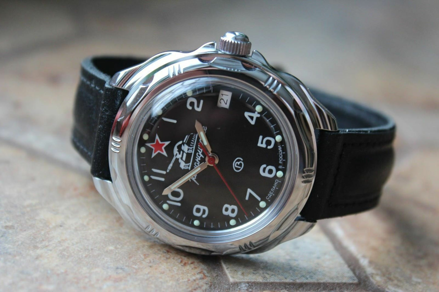 Vostok Komandirsky Mechanical Manual Winding Wrist Watch 211306
