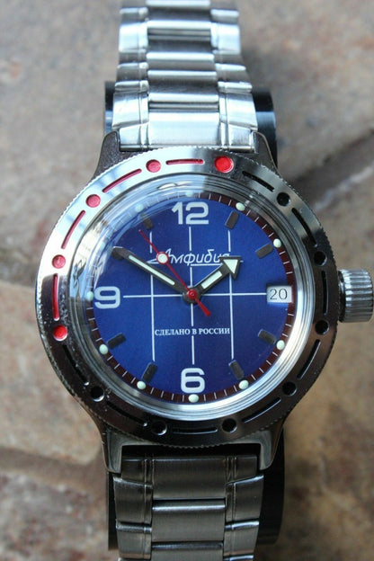 Russian Mechanical Automatic Wrist Watch VOSTOK AMPHIBIAN DIVER 420331
