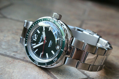 Vostok Amphibian Neptun 960758 Mechanical Automatic Diver Russian wrist watch