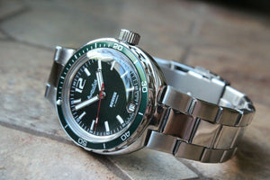 Vostok Amphibian Neptun 960758 Mechanical Automatic Diver Russian wrist watch
