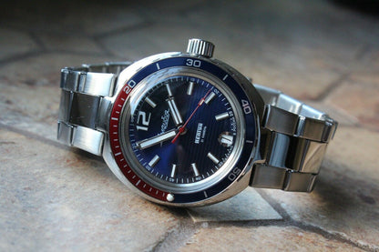 Vostok Amphibian Neptun 960759 Mechanical Automatic Diver Russian wrist watch