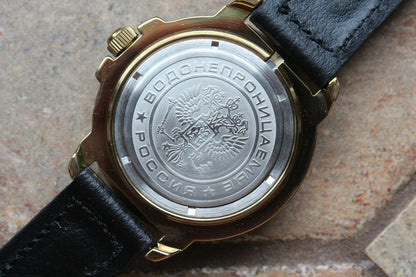 Vostok Komandirsky Military Wrist Watch # 439471 NEW