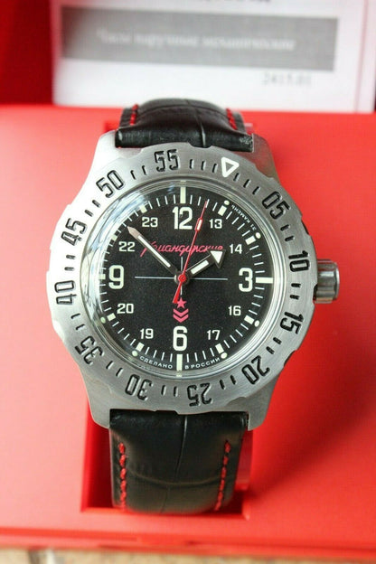 Vostok Komandirsky Mechanical Automatic Wrist Watch 24 Hour K-35 350515