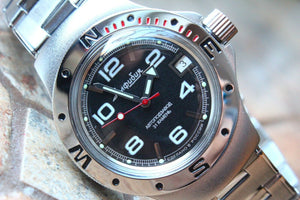 Vostok Amphibian Auto Russian diver wrist watch 060433