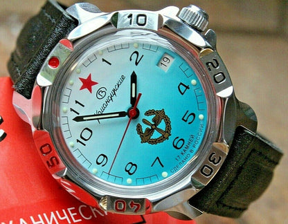 Vostok Komandirskie Mechanical Military Russian wrist watch 811314