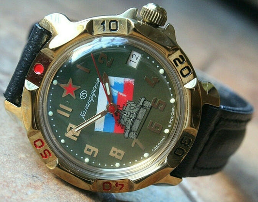 Vostok Komandirsky Mechanical Manual Winding Wrist Watch 819435