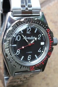 Vostok Amphibian Russian Auto diver wrist watch 110909