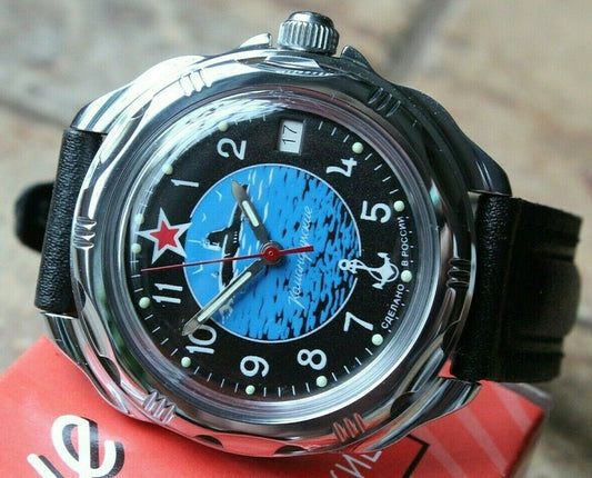Vostok Komandirsky Mechanical Manual Wrist Watch Submarine 211163