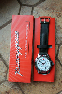 Vostok Komandirsky Mechanical Russian Military Wrist Watch Red Star 811719