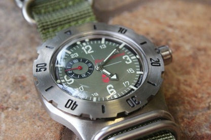 Vostok Komandirsky Mechanical Automatic Wrist Watch K-35 350501