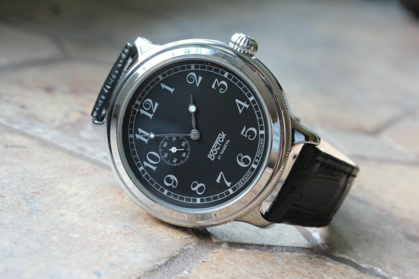 Vostok Komandirsky Auto Russian K-43 Retro wristwatches # 550872 New