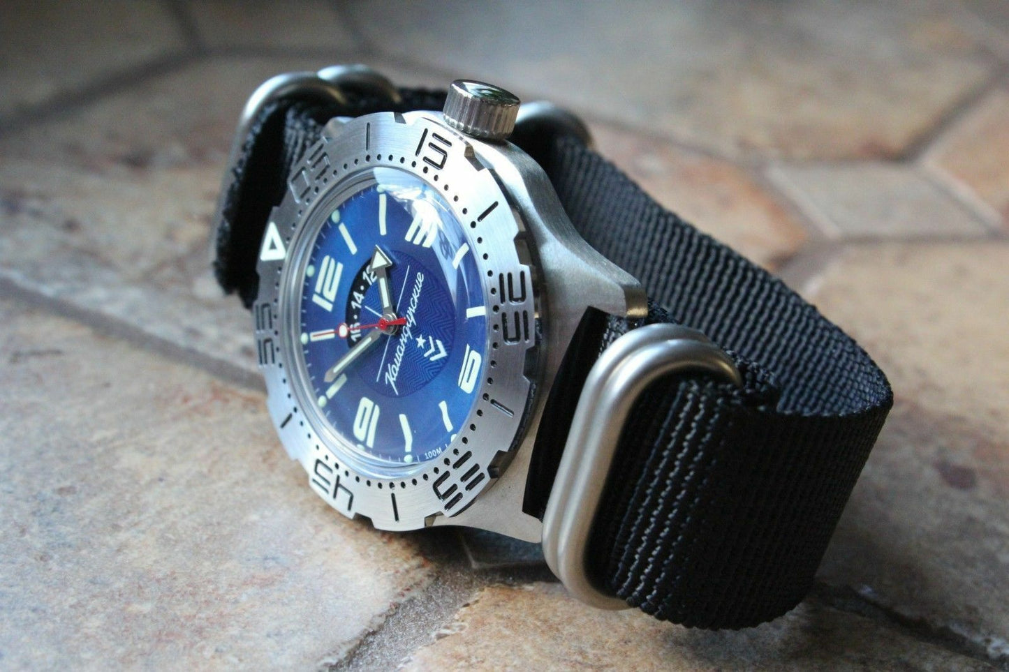 Vostock Komandirsky Mechanical Automatic Wrist Watch K-35 350669