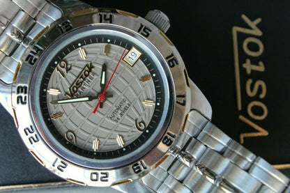 Russian Mechanical Automatic Wrist Watch Vostok Partner Earth 291167