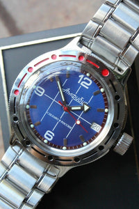 Russian Mechanical Automatic Wrist Watch VOSTOK AMPHIBIAN DIVER 420331