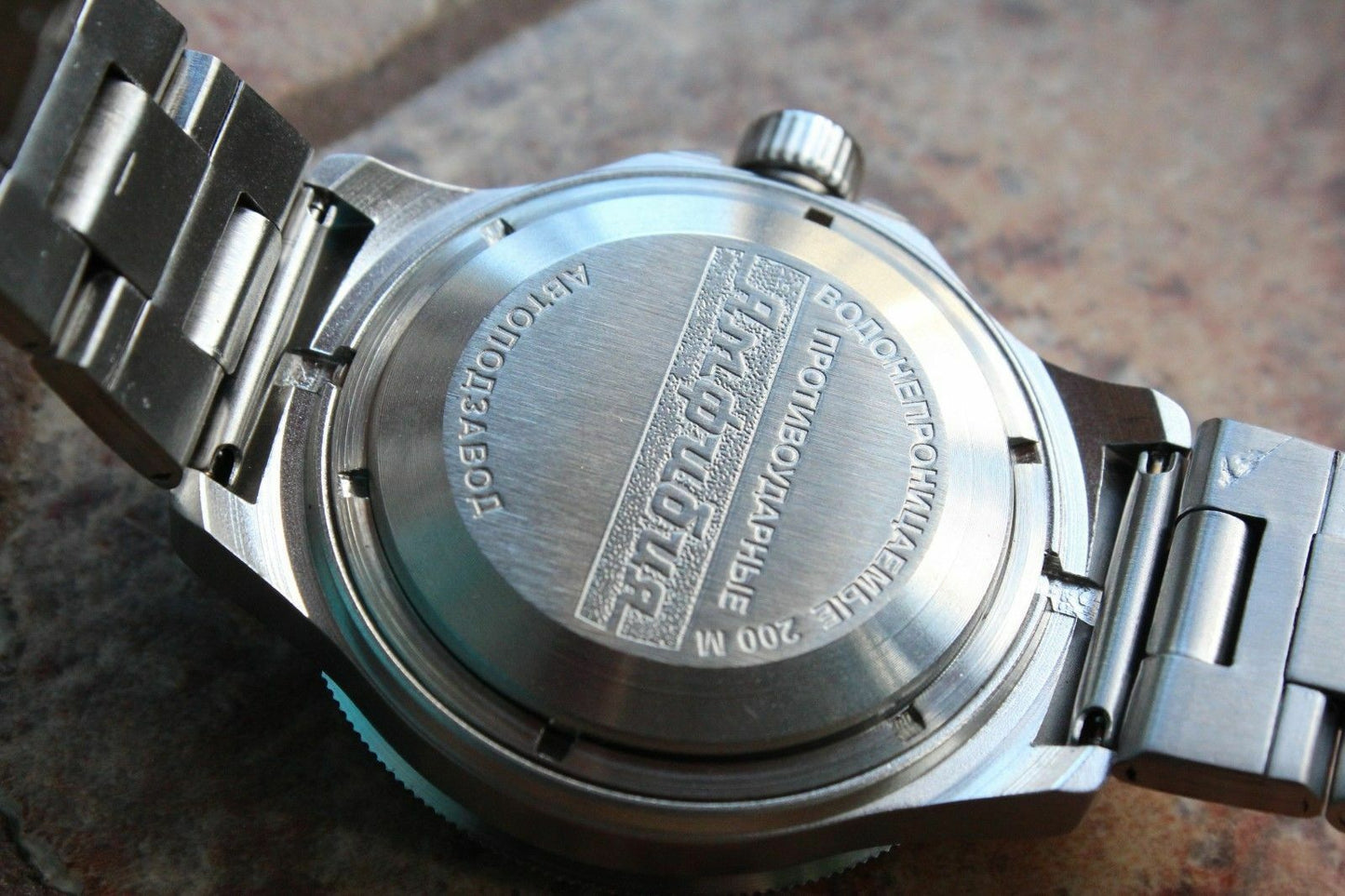Vostok Amphibian Auto Russian diver wrist watch 060488