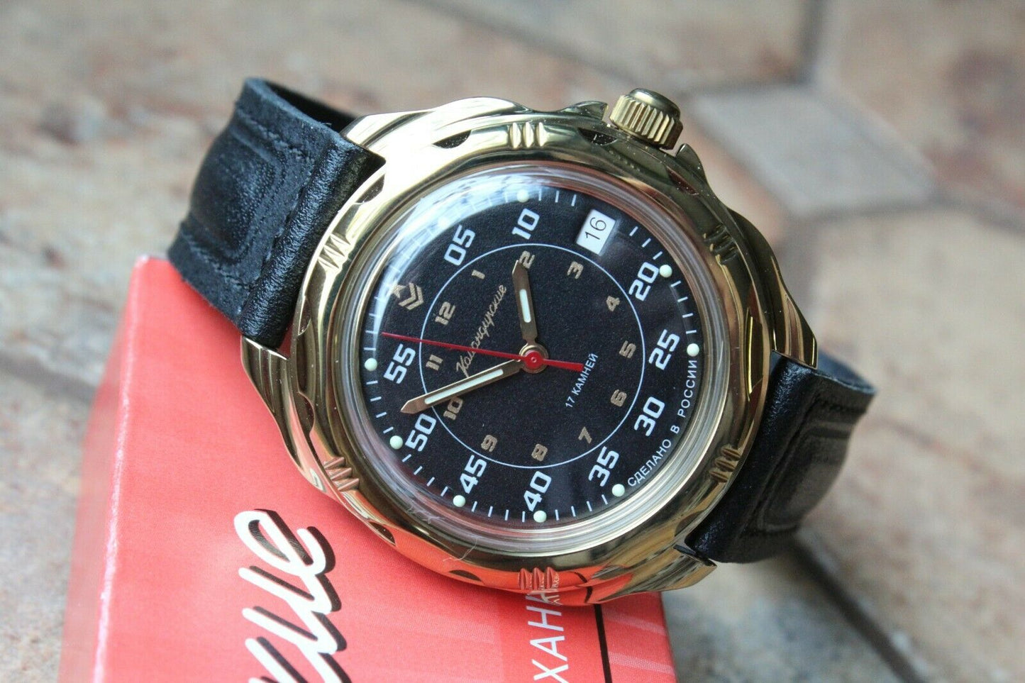 Vostok Komandirskie Mechanical Hand Winding Russian Wrist Watch 219179