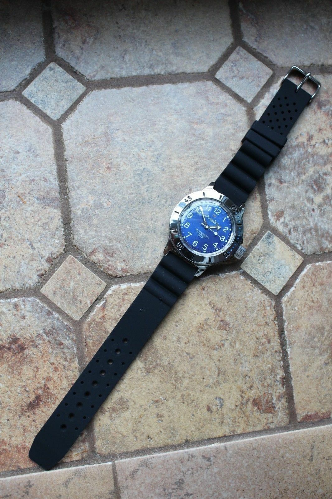 Russian Mechanical Automatic Wrist Watch VOSTOK AMPHIBIAN DIVER 120812