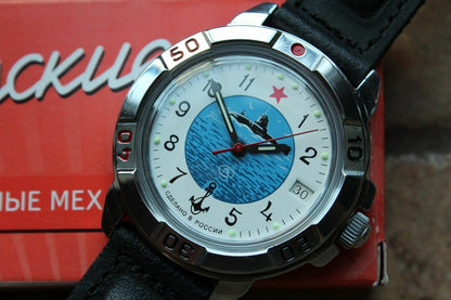 Vostok Komandirsky Mechanical Manual Winding Wrist Watch 431055