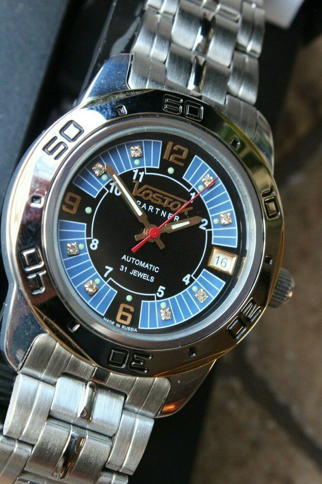 Russian Mechanical Automatic Wrist Watch Vostok Partner 291142