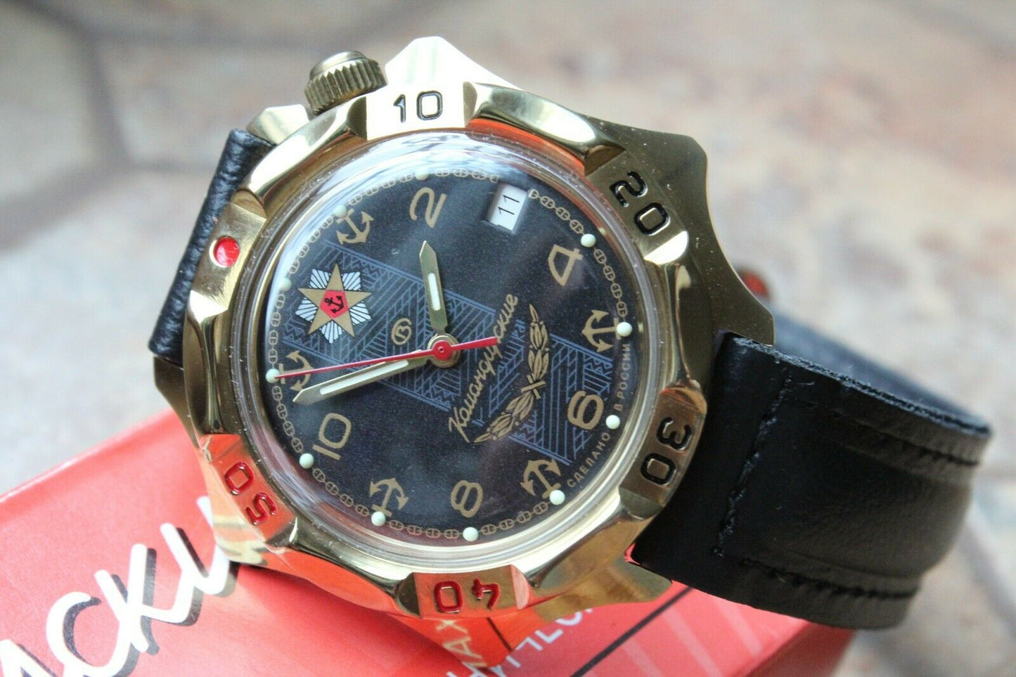 Vostok Komandirsky Mechanical Manual Winding Wrist Watch 539301