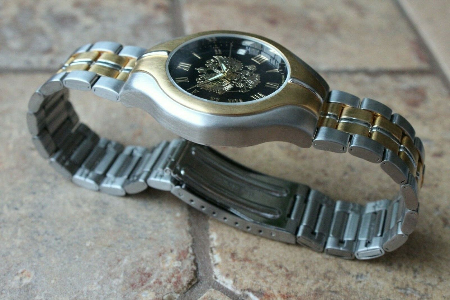 Slava Premier Mechanical Russian Military Wrist Watch 1375676