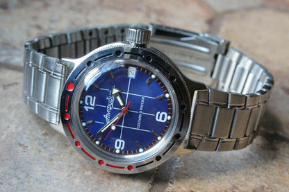 Russian Mechanical Automatic Wrist Watch VOSTOK AMPHIBIAN DIVER 420331