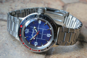 Russian Mechanical Automatic Wrist Watch VOSTOK AMPHIBIAN DIVER 420331