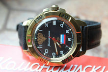 Load image into Gallery viewer, Vostok Komandirsky Russian Military Wrist Watch Double Eagle Emblem # 439646 NEW
