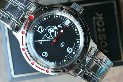 Russian Mechanical Automatic Wrist Watch VOSTOK AMPHIBIAN DIVER 420634