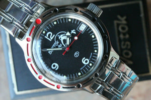 Russian Mechanical Automatic Wrist Watch VOSTOK AMPHIBIAN DIVER 420634