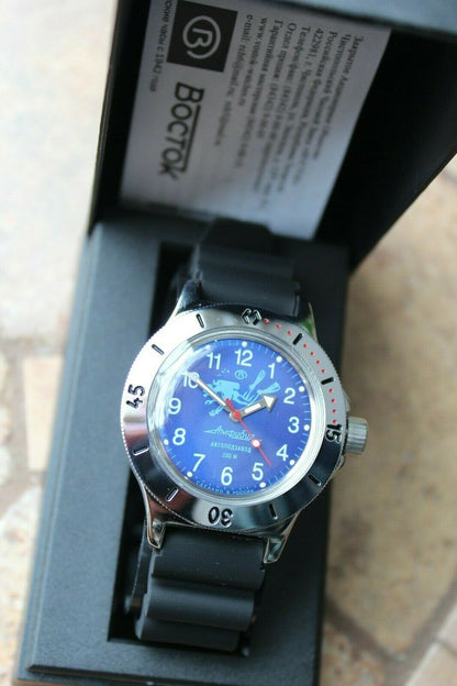 Russian Mechanical Automatic Wrist Watch VOSTOK AMPHIBIAN DIVER 120656