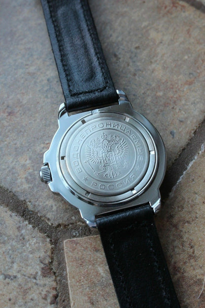 Vostok Komandirsky Military Wrist Watch # 431829 NEW