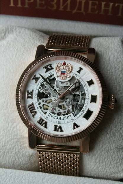 Russian President 4509170 Mechanical Automatic Men's Wrist Watch Poljot