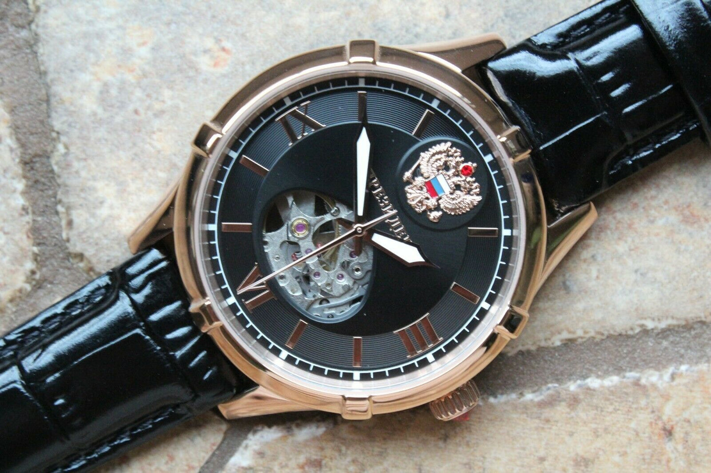 Russian President 4609160 Mechanical Automatic Men's Wrist Watch Poljot