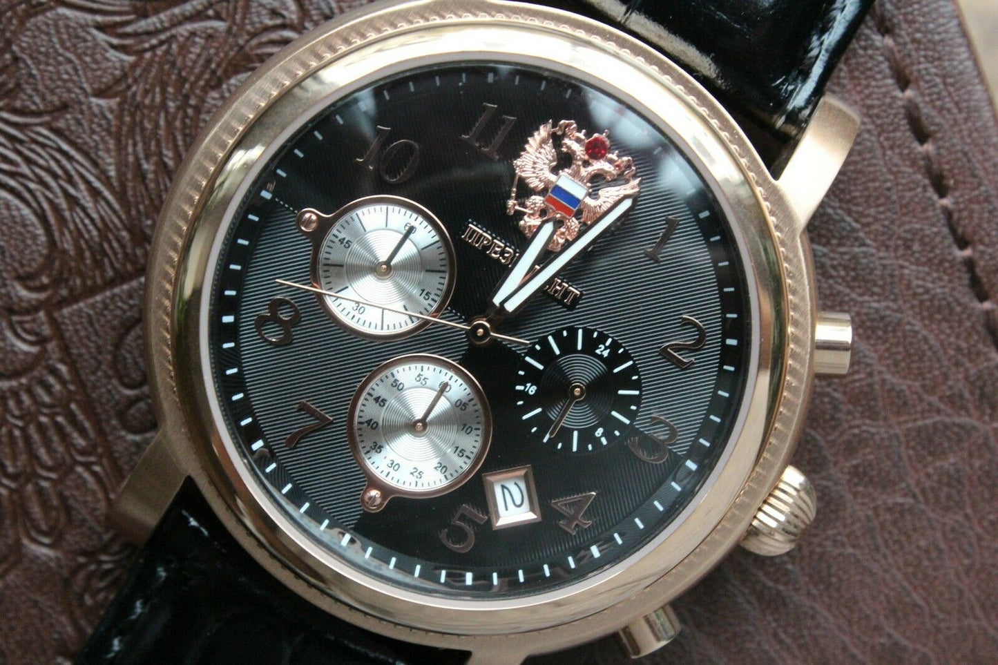 Russian President 13019010 Quartz Men's Wrist Watch Poljot