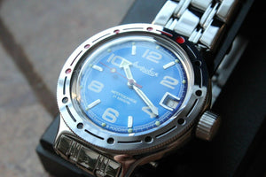 Russian Mechanical Automatic Wrist Watch VOSTOK AMPHIBIAN DIVER 420432