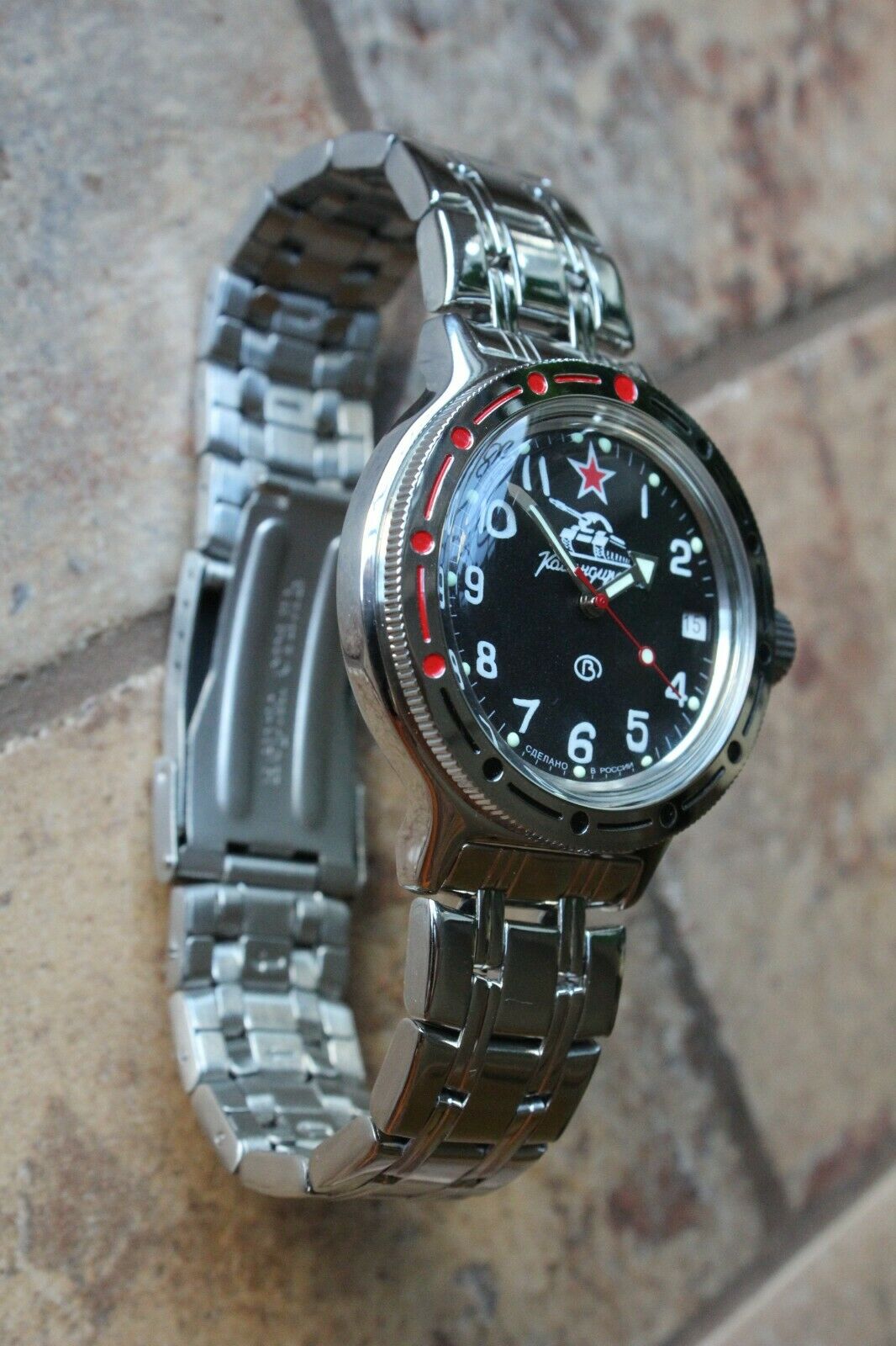 Russian Mechanical Automatic Wrist Watch VOSTOK AMPHIBIAN DIVER 420306