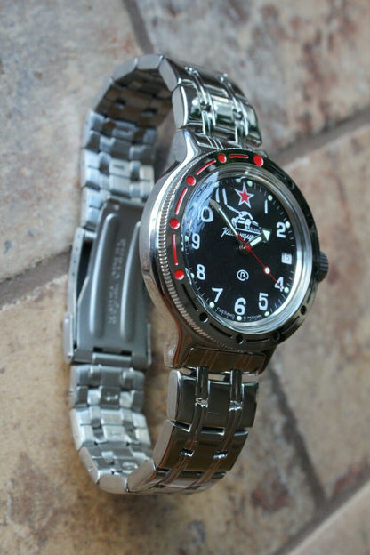 Russian Mechanical Automatic Wrist Watch VOSTOK AMPHIBIAN DIVER 420306