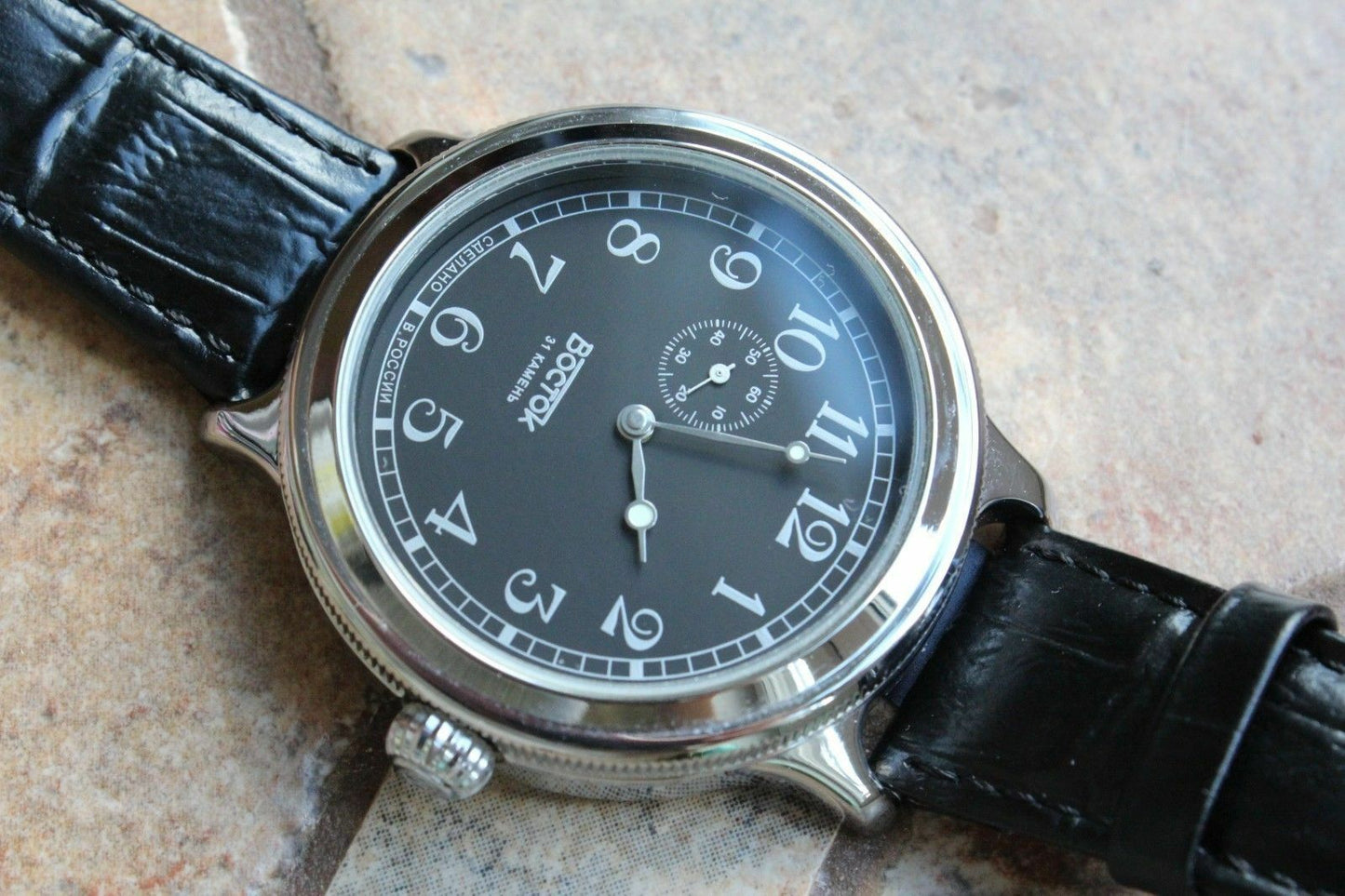 Vostok Komandirsky Auto Russian K-43 Retro wristwatches # 550872 New