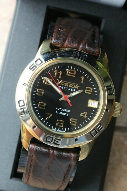 Russian Mechanical Automatic Wrist Watch Vostok Partner 299735