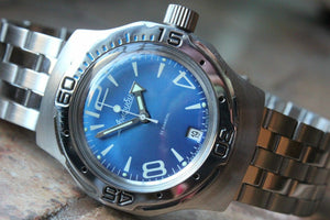 Russian Mechanical Automatic Wrist Watch VOSTOK AMPHIBIAN DIVER 160272