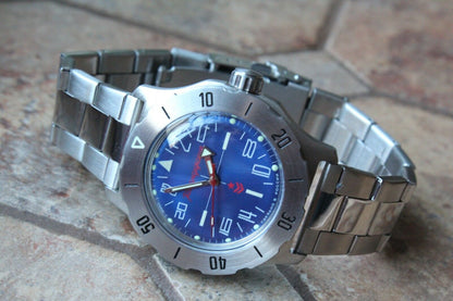 Russian Mechanical Automatic Wrist Watch VOSTOK Komandirsky K-35 350642