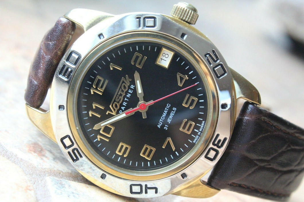 Russian Mechanical Automatic Wrist Watch Vostok Partner 299735