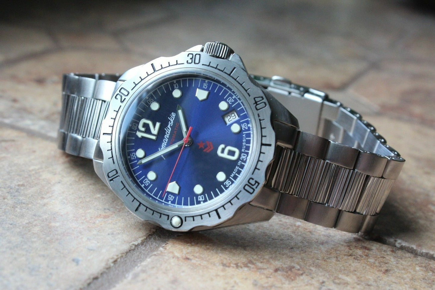Vostok Komandirsky Russian K-34 Military wristwatches NEW 480514