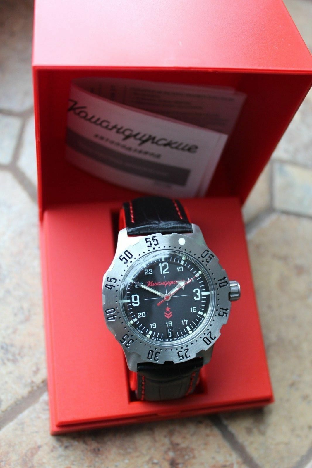 Vostok Mechanical Automatic Wrist Watch Komandirsky K-35 350503