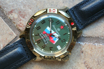 Vostok Komandirsky Mechanical Manual Winding Wrist Watch 819435