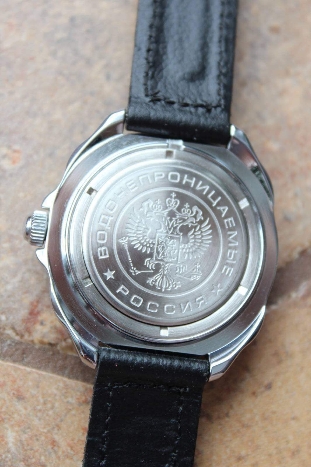 Vostok Komandirsky Russian Military Wrist Watch # 211535 NEW